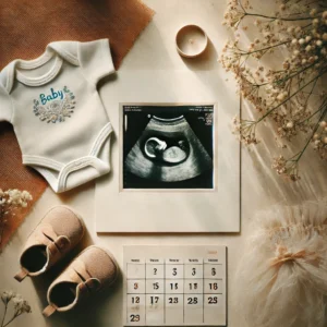 Ultrasound Reveal Idea for baby is coming