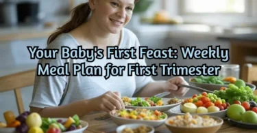 weekly Meal Plan for First Trimester