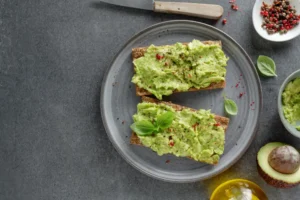 Avocado Toast on Whole Grain Bread