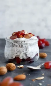 Greek Yogurt with Almonds and Chia Seeds