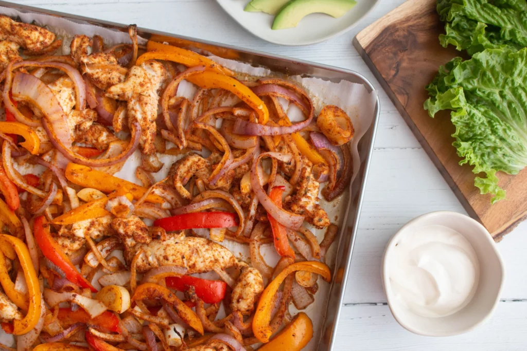 Sheet Pan Chicken Fajitas recipe quick meal