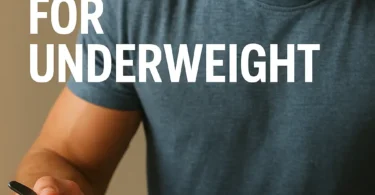 Healthy Weight Gain Meal Plan for Underweight