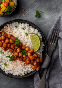 chana masala with rice