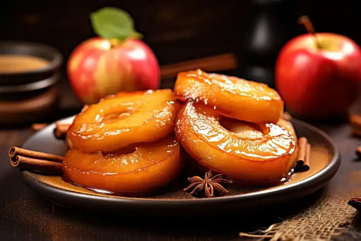 Baked Cinnamon Apples With Maple Drizzle