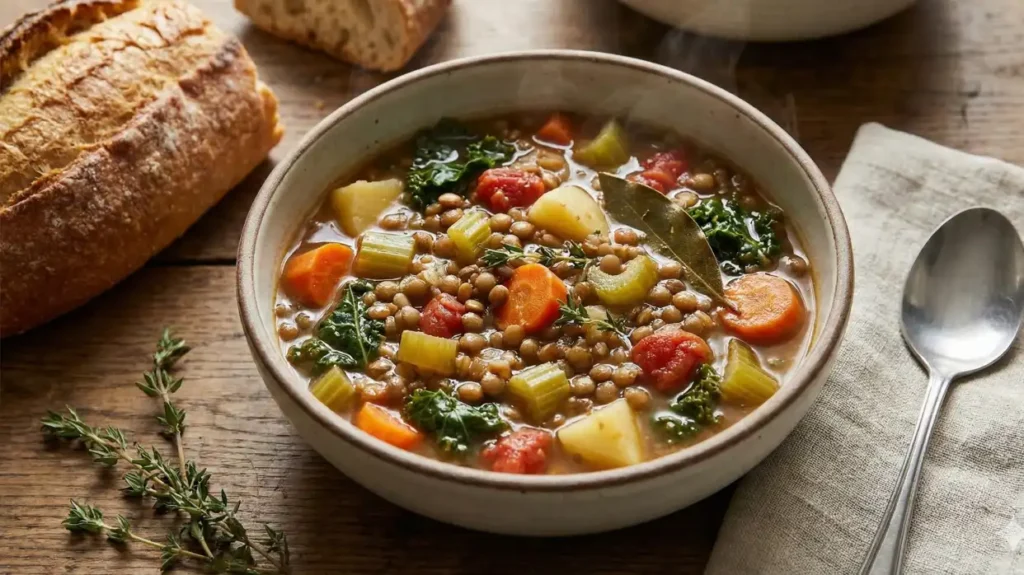 Hearty Lentil Vegetable Soup
